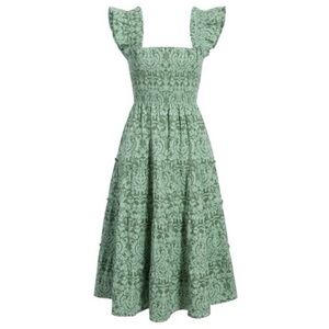 Hill House Ellie Nap Dress Green